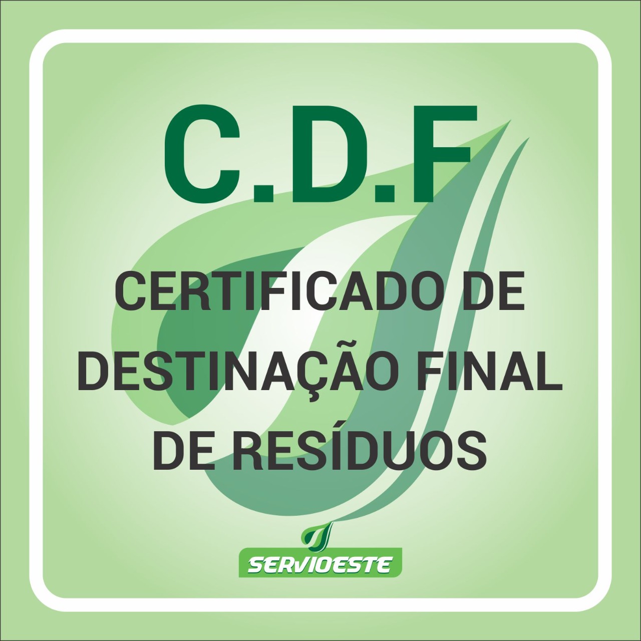 Certificado de Destinação Final